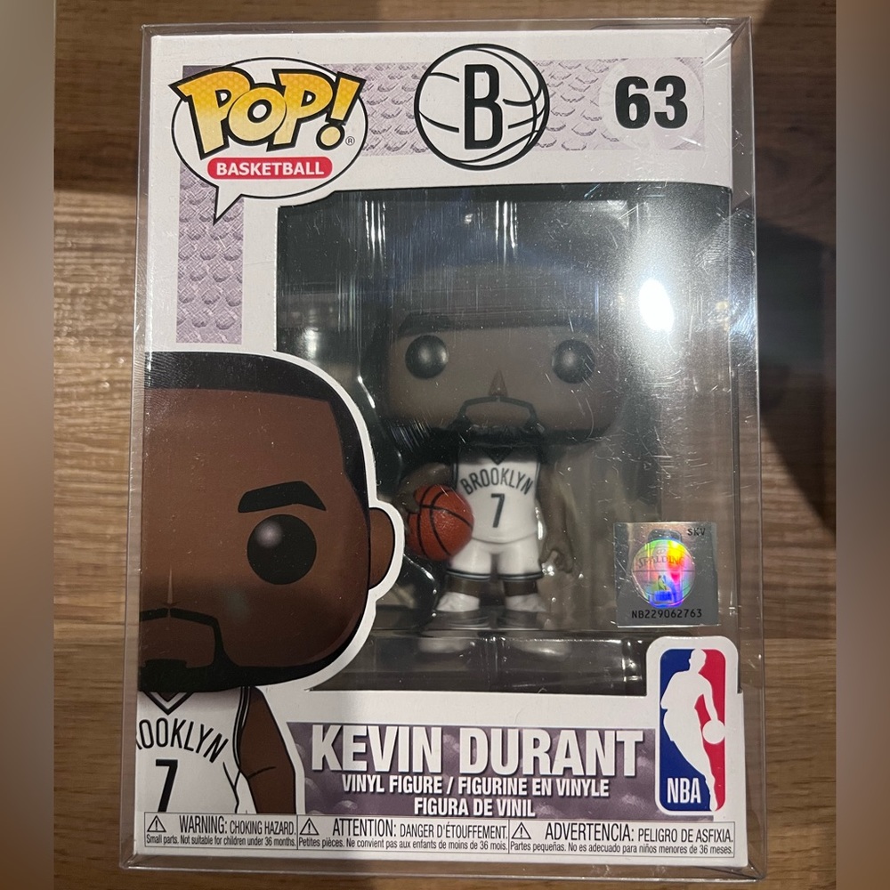Funko Pop! NBA: Nets - Kevin Durant #63